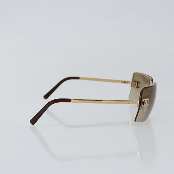 CHANEL Sunglasses plastic Brown CC Auth - Picture 4 of 13